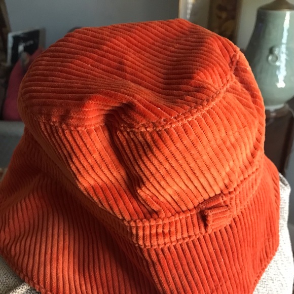 Burnt orange Corduroy bucket hat! Such a great accessory! - Picture 2 of 6
